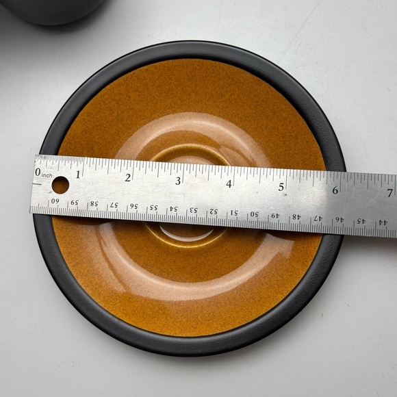 Vintage Mikasa Paprika Terrastone E1258 set of four mugs with saucers - Picture 11 of 14